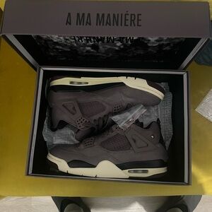 Nike A Ma Maniére Sneakers - Dark Brown and Cream
